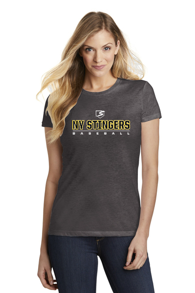 District Womens Fitted Perfect Tri Tee (NY Stingers Logo)