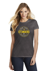 District Womens Fitted Perfect Tri Tee (Stingers Circle Logo)