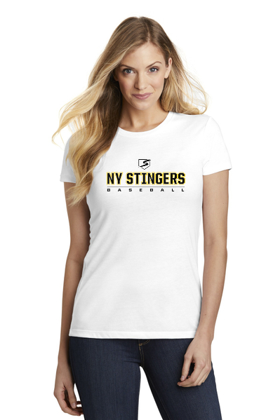 District Womens Fitted Perfect Tri Tee (NY Stingers Logo)