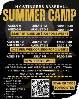 Baseball Clinic: 10-12 years old